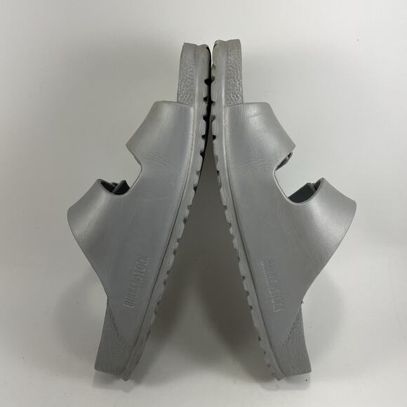 Birkenstock Arizona EVA Womens Size 40 US Size 9-9.5 Narrow Slides Gray Rubber - Picture 6 of 9